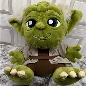 Disney Parks Star Wars Yoda Plush Toy - Green and Brown